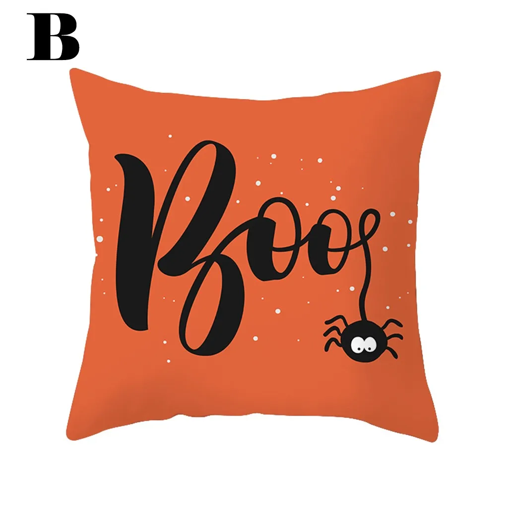 Trick or treat/Подушка с изображением тыквы Чехол 45*45 см счастливый Хэллоуин Наволочка