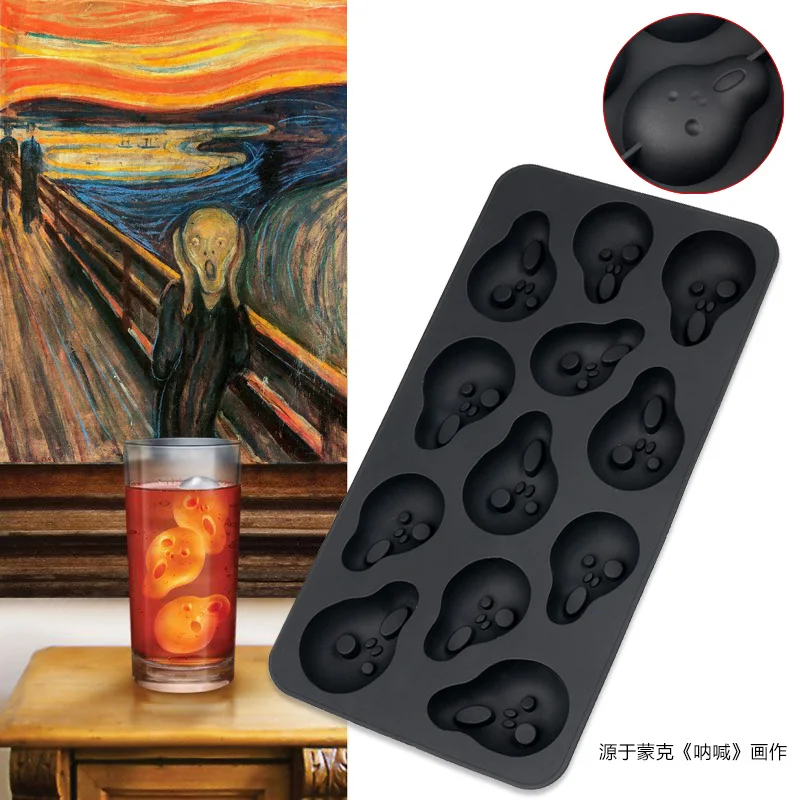 Новинка и забавная игрушка креативный крик Айсберг силиконовая коробка для льда