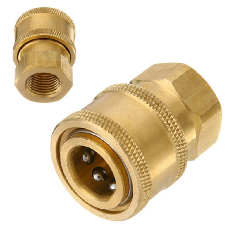 

1/4\\\\\\\\\\\\\\'\\\\\\\\\\\\\\' Pressure Washer Hose Adaptor Connector Plug To BSP1/4 Female Power Tools