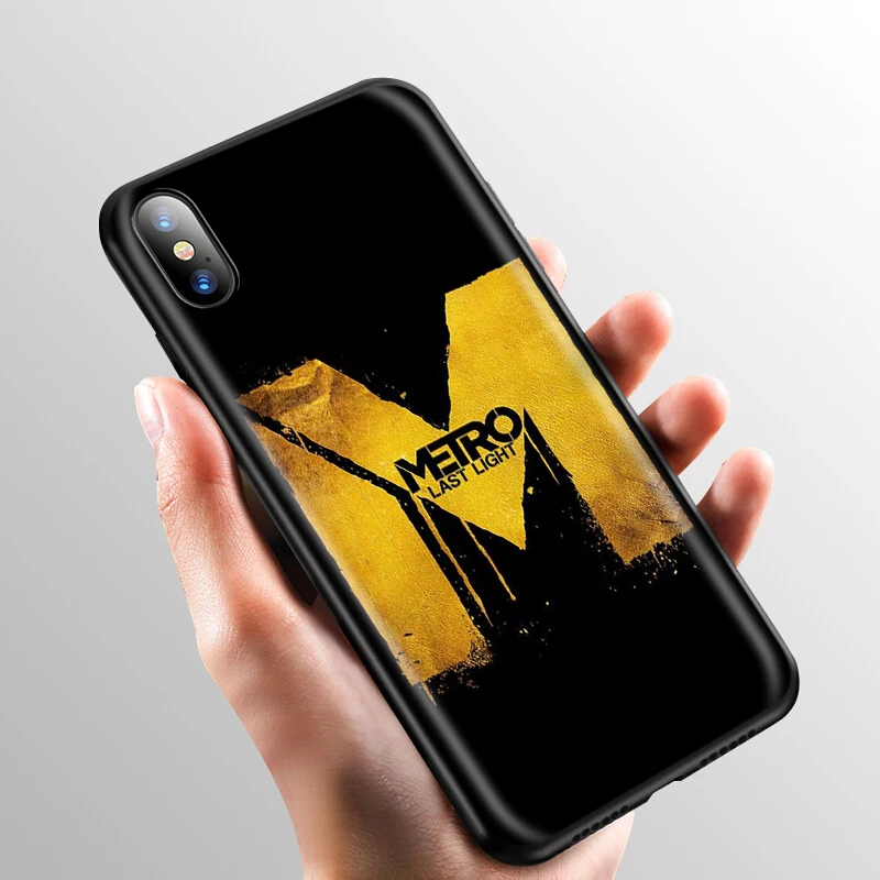 Силиконовый мягкий чехол YIMAOC Metro 2033 для iPhone 12 Mini 11 Pro XS Max XR X 8 7 6 6S Plus 5 5S SE|Бамперы| |
