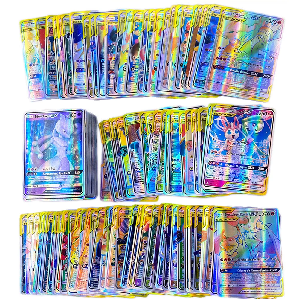 Набор карт Pokemon во французском стиле с биркой 200GX 100 | Игрушки и хобби