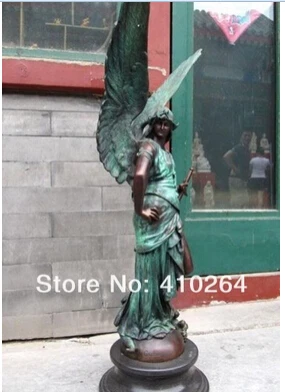 Бесплатная доставка 36 дюймов большая художественная бронзовая медная и