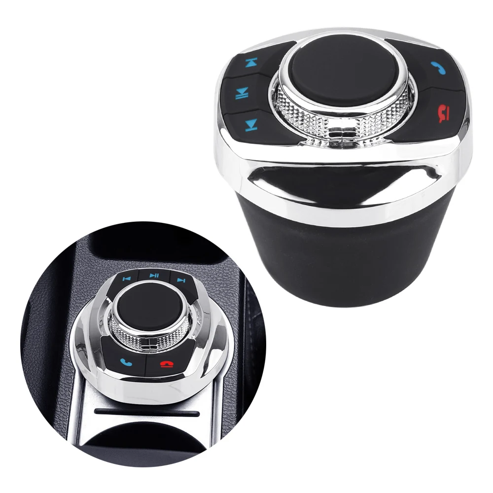 LEEPEE 8 Keys Interior Moulding For Car Android Navigation Player LED Light Wireless Steering Wheel Control Button Cup Shape | Автомобили