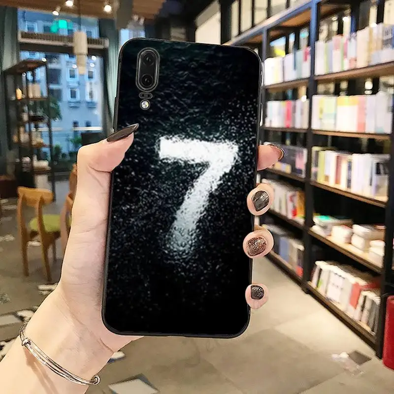 

Lucky number And letter Football Phone Case For Huawei honor Mate P 10 20 30 40 Pro 10i 9 10 20 8 x Lite
