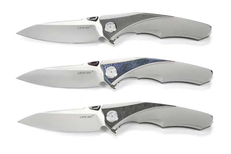LiBinGEDC, складной нож Raptor Flipper, титановая ручка S90V, лезвие, для улицы, тактические, для кемпинга, ножи для выживания, инструменты для повседневного использования
