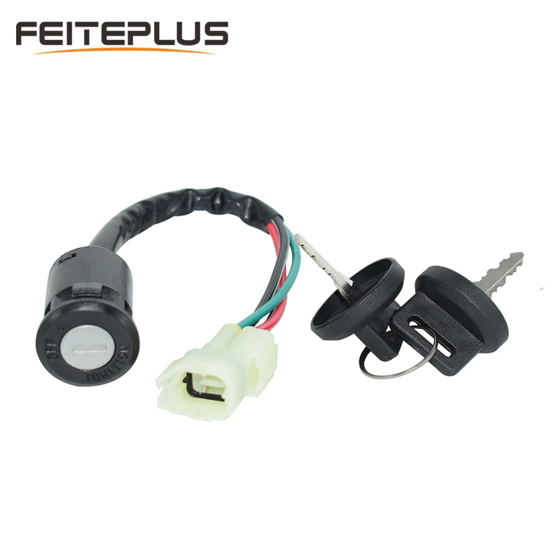 

Motorcycle Ignition Switch with 2 Keys For Arctic Cat 2002 2003 2004 2005 ATV 50 90 OFF Lock Switches