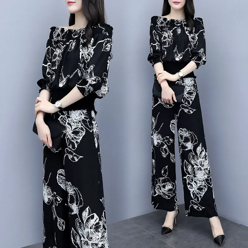 Женский Повседневный костюм весна-лето 2021 новые блузки в иностранном стиле