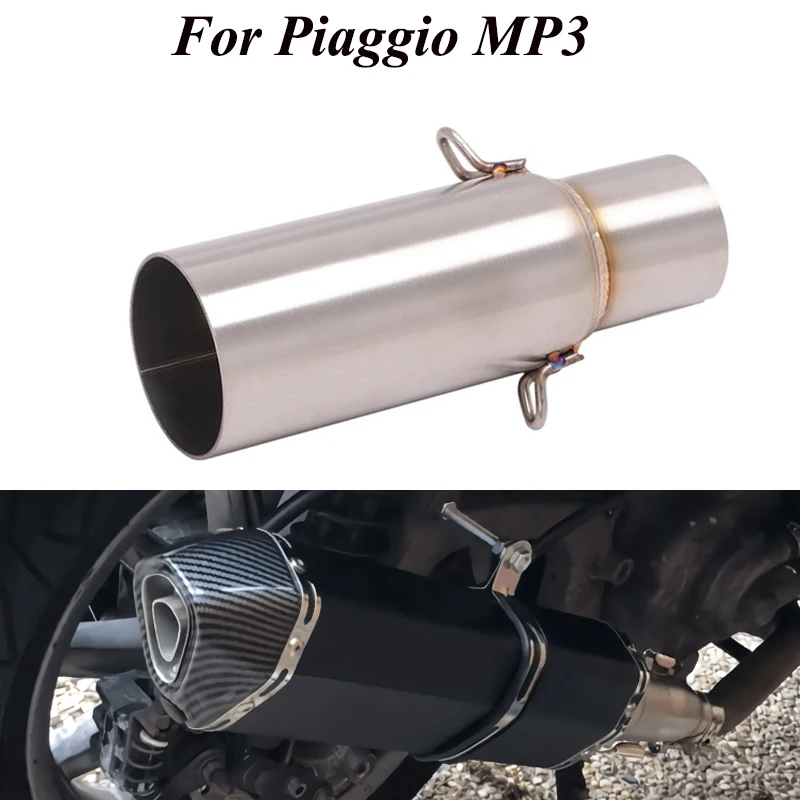 

Выхлопная труба для мотоцикла среднее звено труба слипон для MP3 125 08-14 для Беверли 125 300 09-16 X10 125 12-16