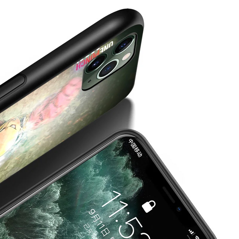 

Anime One Punch Man For Apple iPhone 12 Mini 11 XS Pro Max XR X 8 7 6 6S Plus 5 5S SE 2020 Black Phone Case