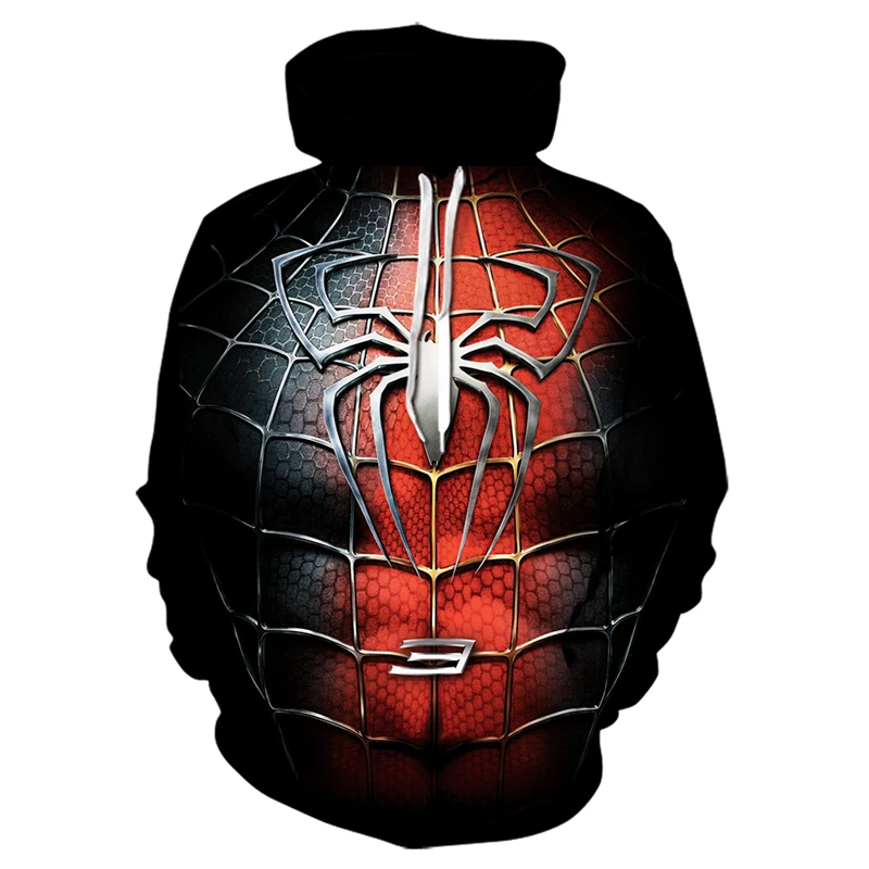 

New High-quality Men's and Women's All-match Hoodie 3D Printing Spider Pattern Sweatshirt Casual Fashion Pullover Coat