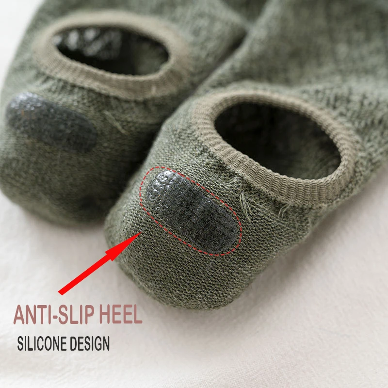 носки женские хлопковые 5 пар силиконовые противоскользяще в сетку невидимки