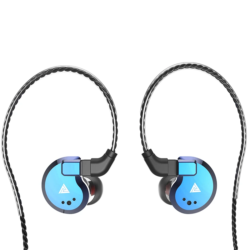 QKZ VK8 динамические наушники с 4 блоками 3 5 мм уровень монитора HIFI