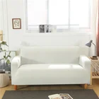 Однотонный чехол для дивана, эластичный чехол для дивана, облегающий полноразмерный секционный чехол для дивана, чехлы для мебели на 1234 сиденья
