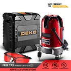 Уровень лазерный DEKO LL5 самовыравнивающийся, 5 линий, 6 точек, 360 нм