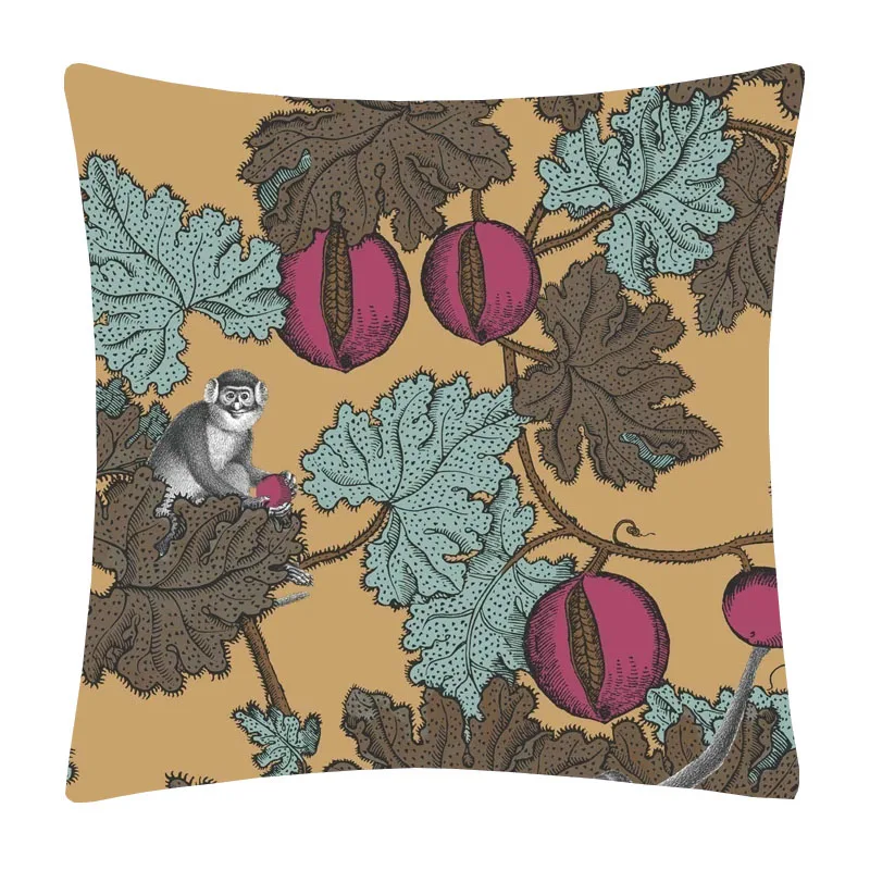 Летние чехлы на подушки с тропическими растениями Vibes художественная Подушка