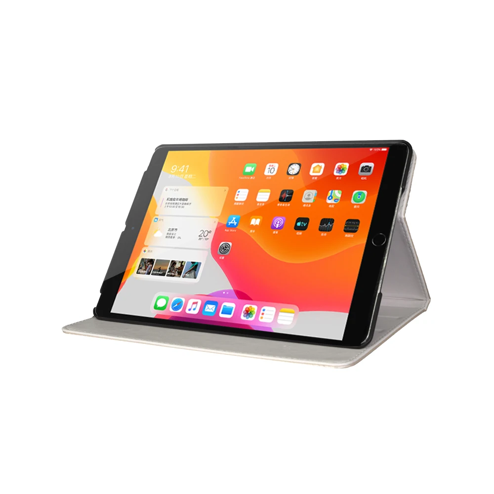 Чехол из искусственной кожи с узором в виде сердечек и подставкой для iPad Air 10 5 Pro