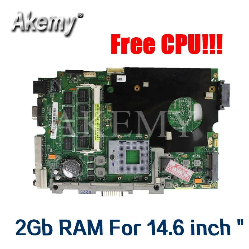 Бесплатный процессор! Материнская плата для ноутбука с 2 Гб оперативной памяти For