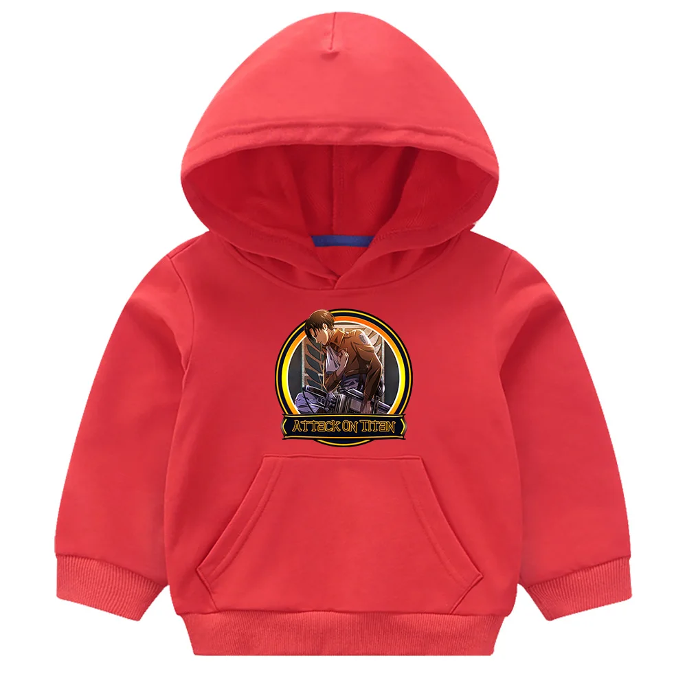 

Attack on Titan Children Sweatshirt Boy Girls Autumn Streetwear Anime Printing Hoodies Pullovers 2020 Fashion Harajuku Hoodie