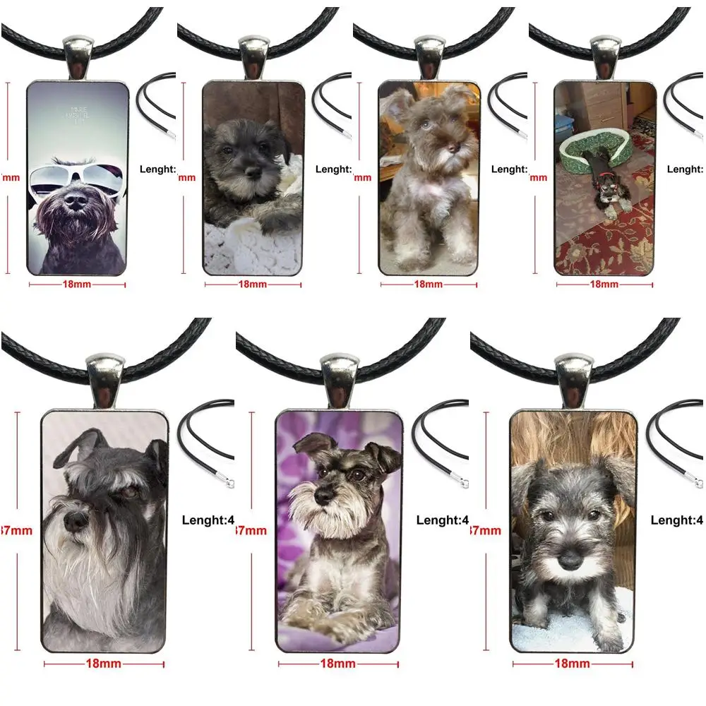 Миниатюрная собака шнауцера модель детской собаки из нержавеющей стали |