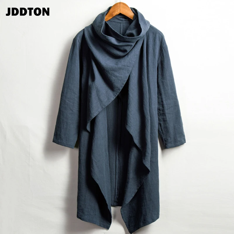 JDDTON мужской летний модный кардиган кимоно куртки верхняя одежда хлопковые и