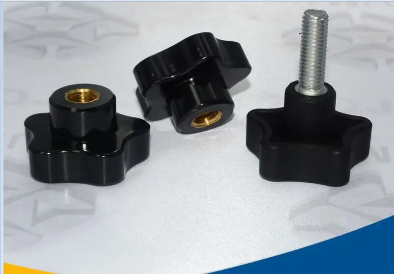 Пластиковый зажим ручки бакелит ручной винт пластиковая ручка резьба