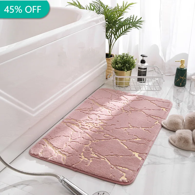 

Rugs for Bathroom Slip-Resistant Shag Bath Rugs Mat Extra Soft and Absorbent Bath Rug for Shower Room Machine-Washable