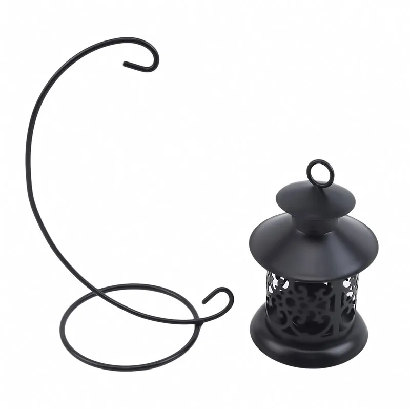 Подсвечник c перфорацией в европейском стиле железа CandlestickCandle подставка