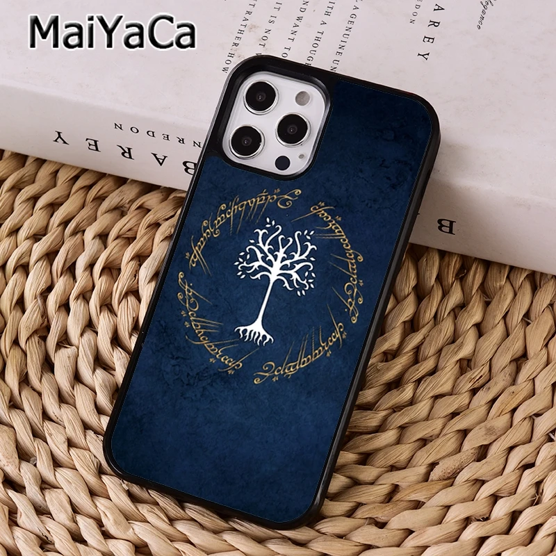 MaiYaCa ДЕРЕВО ГОНДОРА LOTR Чехол для iPhone 14 X XR XS 11 12 13 Pro MAX 5 SE 2020 6 7 8 Plus Samsung S21 S22 ultra on.