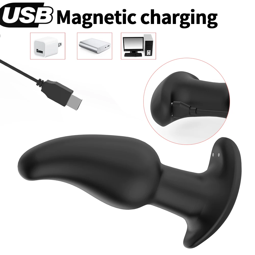 10-скоростной вращающийся фаллоимитатор для мужчин Анальный вибратор геев