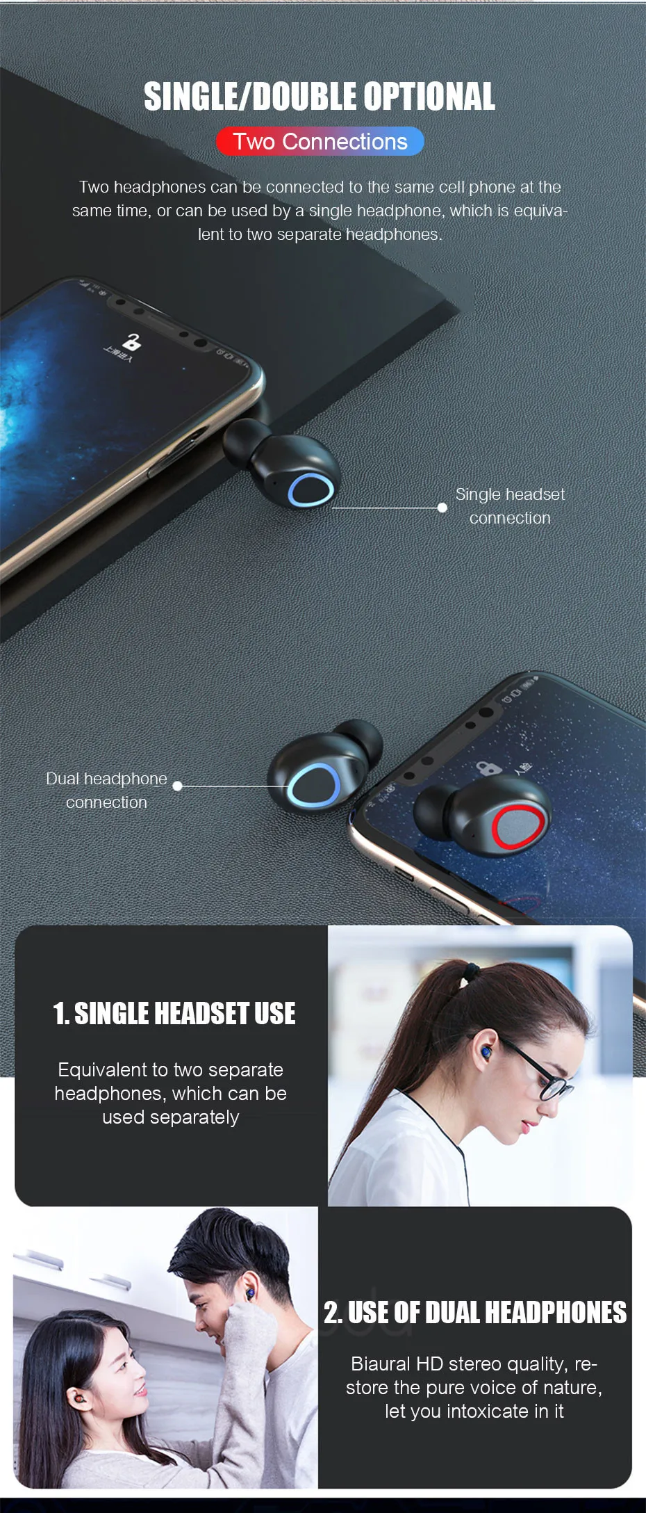 Новые TWS 5,0 Bluetooth наушники 8D стерео беспроводные наушники мини беспроводные наушники с 1500 power Bank держатель телефона