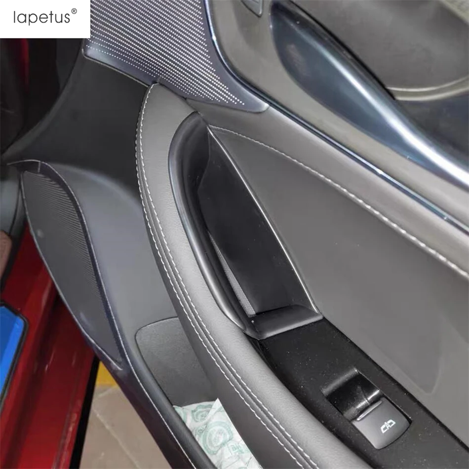 Продажа Lapetus автомобильные дверные ручки сумка для хранения Организатор ящик накладка держатель для телефона отделкой пластиковые аксессуары для ...