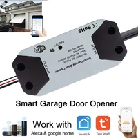 tuya wifi smart garage door opener controller smart home switch work with alexa echo google home smartlifetuya no hub require