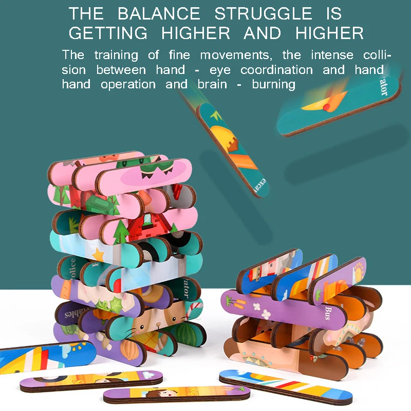 Детская Деревянная Игрушка-мозг двухсторонняя 3D головоломка искусственная