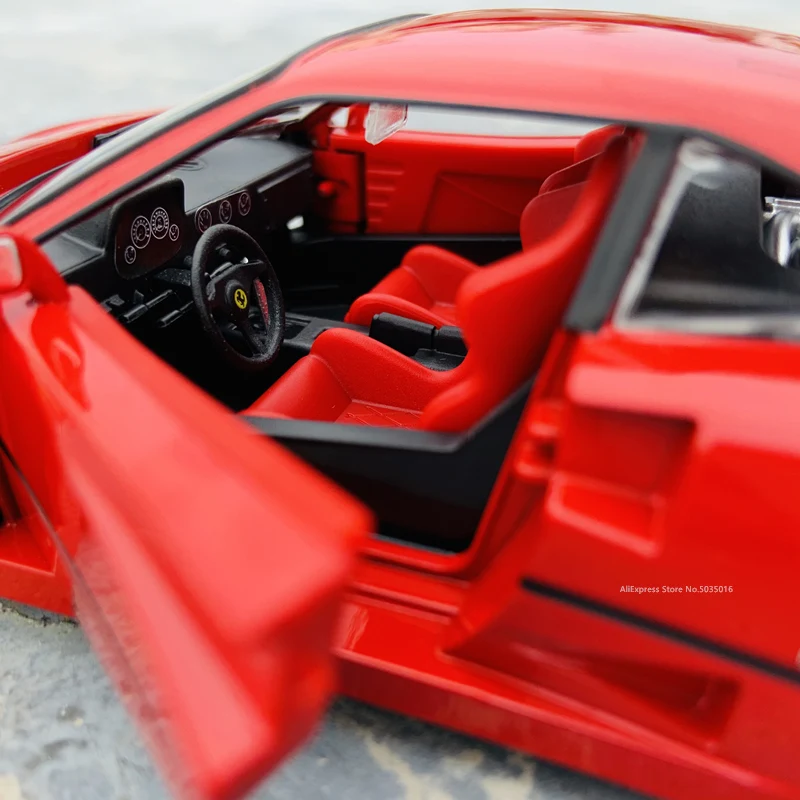 Коллекция Bburago 1:24 Ferrari F40 Авторизованная модель автомобиля из сплава коллекция