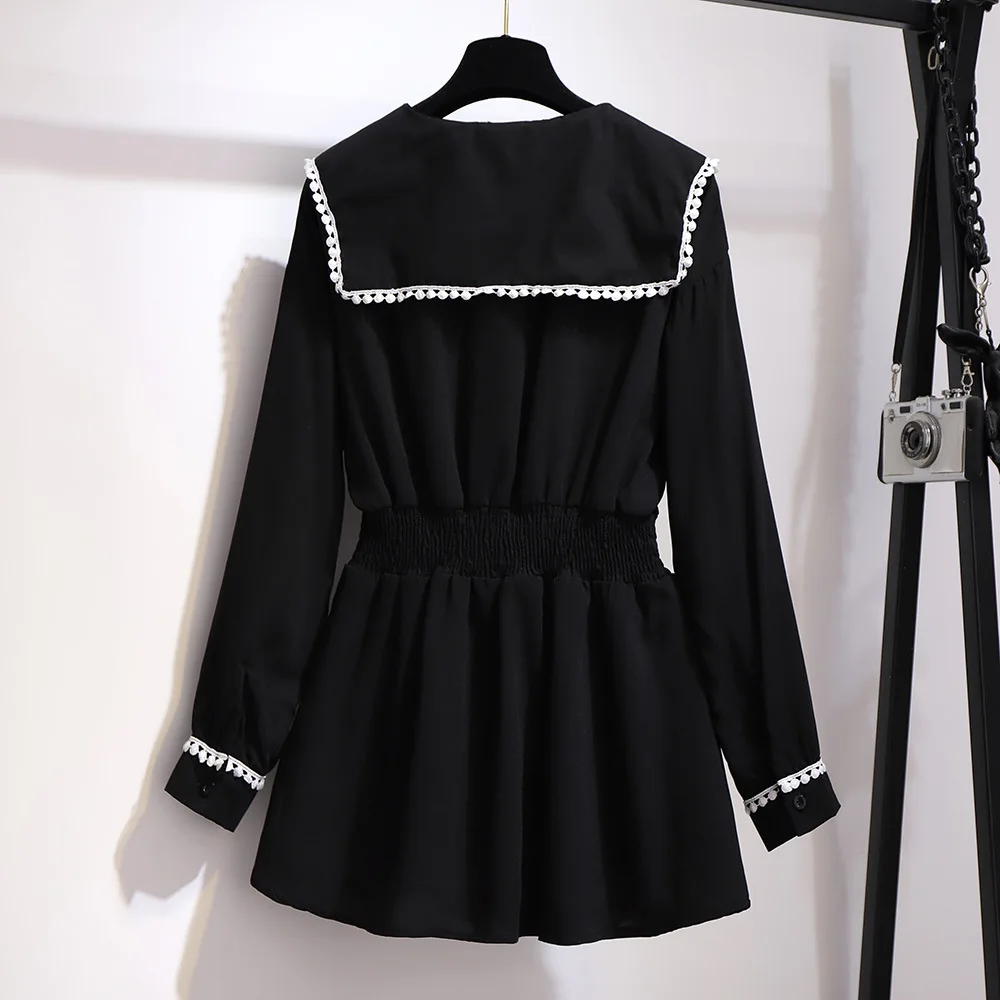 Новинка Сезон весна осень Размера плюс Топы для женщин блузка Большие Длинные