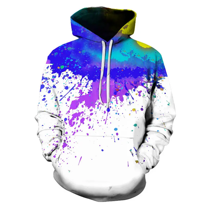 

2021 Men's New Hoodie Color Variety Printed Sweater Spring and Autumn Men's Hoodie