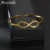 Персонализированный браслет Atoztide с именем под заказ номер 8, модный браслет из нержавеющей стали для женщин, золотые ювелирные изделия, подарок на день рождения - изображение