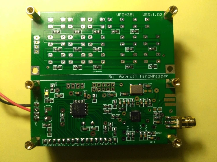 

ADF4351-VFO Source, Simple Signal Source V1.02 XHY D6 (35 Mhz-4400 Mhz)