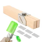 Резак для переносная пластиковая бутылка с запасным лезвием, для уличных бытовых бутылок, веревочных инструментов, резак для бутылок сделай сам, креативный инструмент