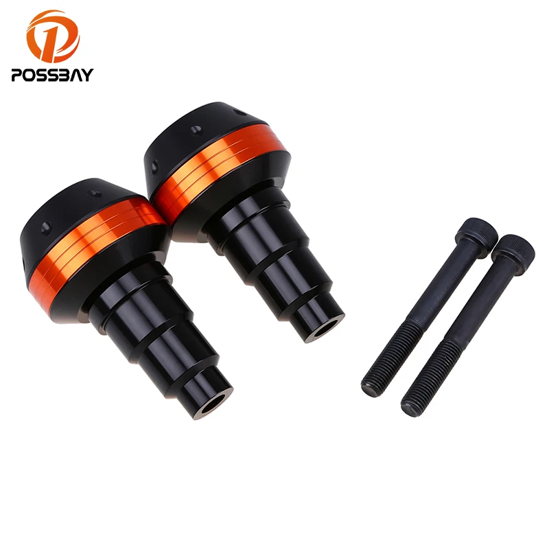 Posbay CNC алюминиевый Универсальный мотоцикл Оранжевая Рамка слайдер анти Краш Pad