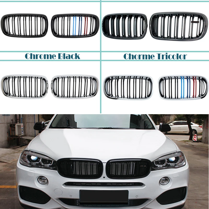 Решетки для BMW X5 F15 X6 F16 2014 2015 2016 2017 M|Гоночные решетки| |