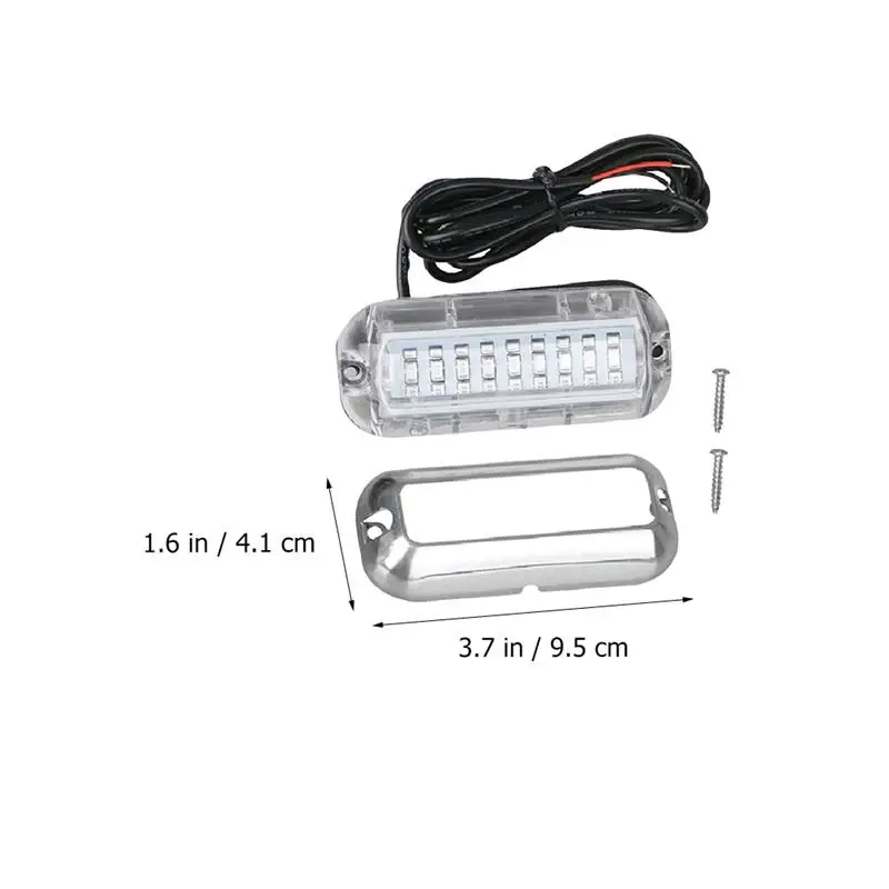 

27 LED Stainless Steel Boat Transom Light Underwater Pontoon Marine Ship Boat Accessories Light Waterproof Marine Light