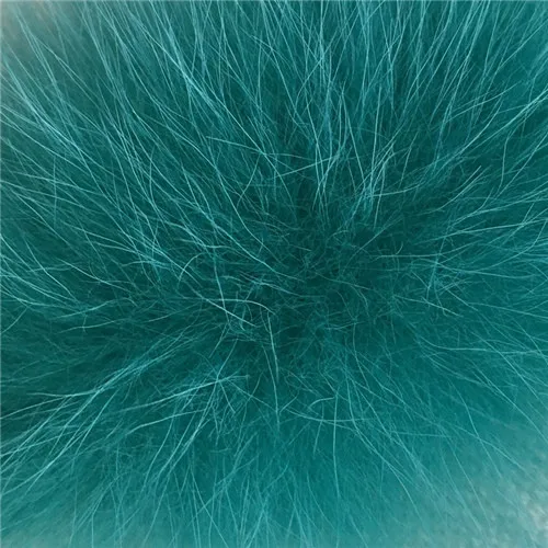 Turquoise Пальто из натурального меха с длинными рукавами, женская зимняя куртка из натурального Лисьего меха, высококачественное пальто из натурального Лисьего меха - Цвет: Turquoise