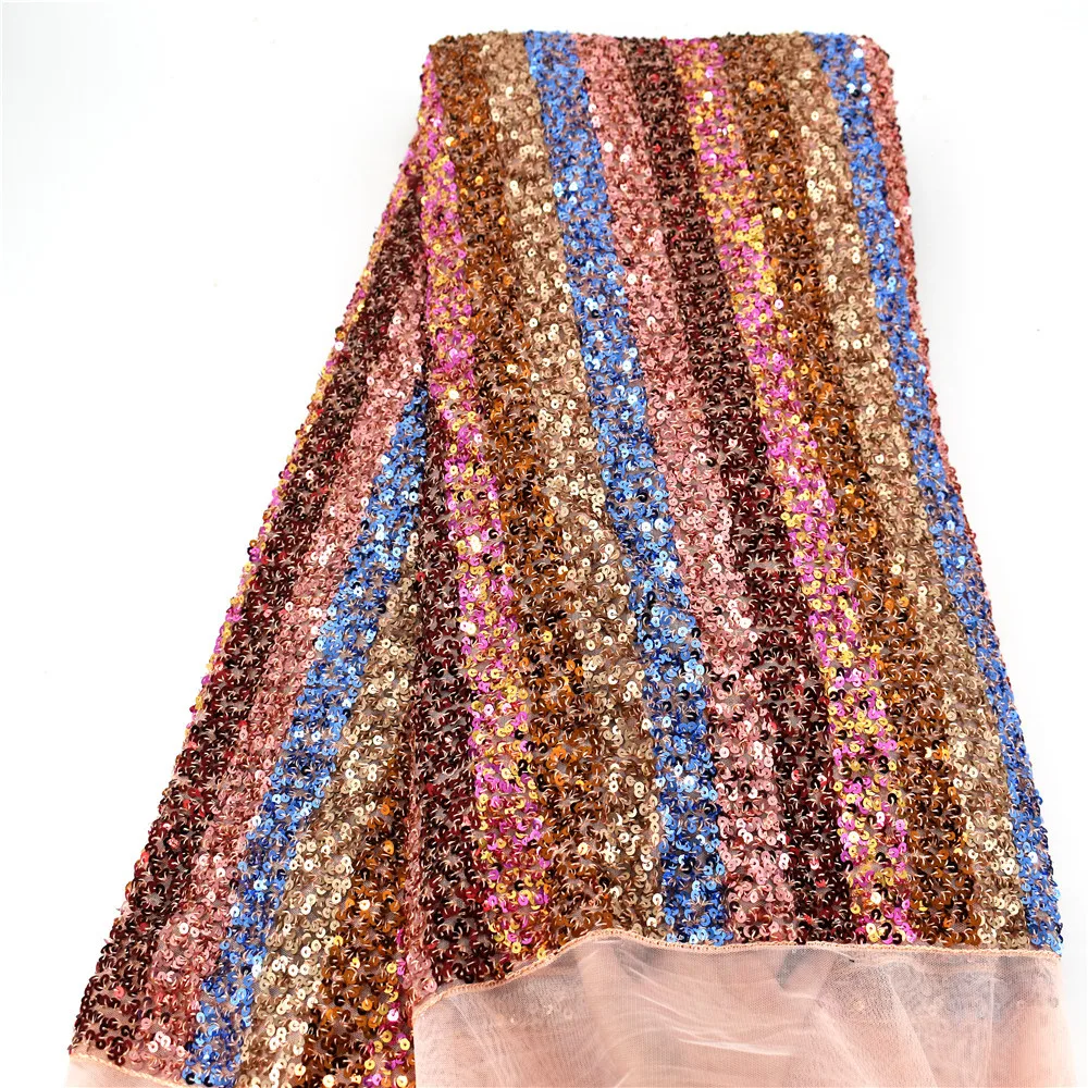 Гуанчжоу завод Модный дизайн Африканский французский блесток кружева очень