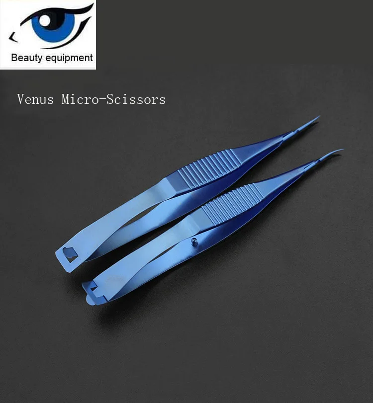 Venus ножницы фтальмология двойные веки открытый глаз угол из титанового сплава
