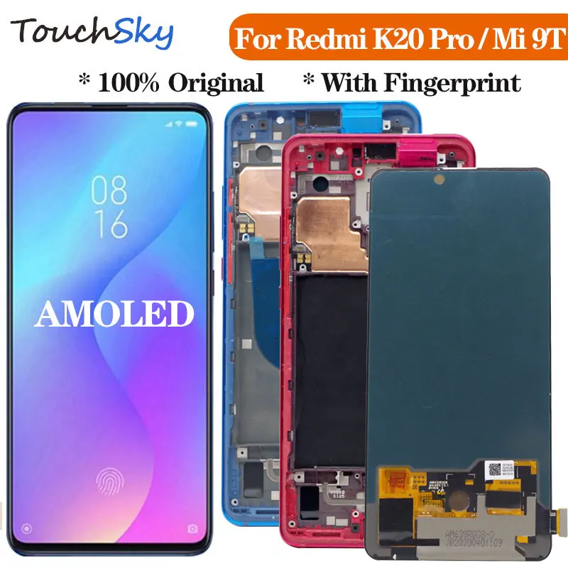 AMOLED 6 39 ''для XiaoMi Mi 9T / Pro ЖК дисплей с сенсорным экраном дигитайзер в сборе для