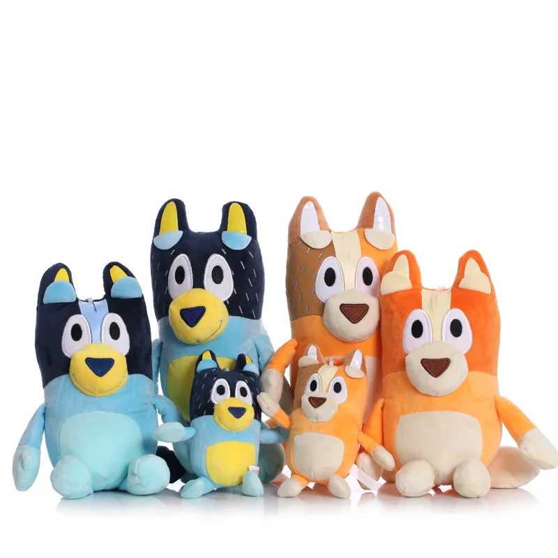 

Детский подарок Bluey 28 см, детские игрушки, собака, щенок, кукла, милая мягкая игрушка 2021, бинго, кукла Bluey, игрушка
