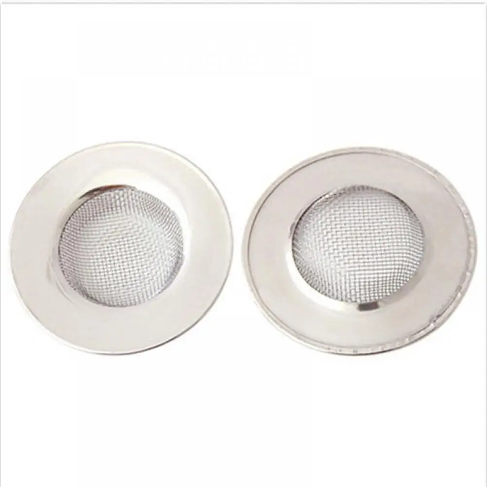

Stainless Steel Mesh Sink Strainer Drain Stopper Filter Bath Hair Trap Stopper Drain Hole Filter Trap Kitchen Bathroom Strainer