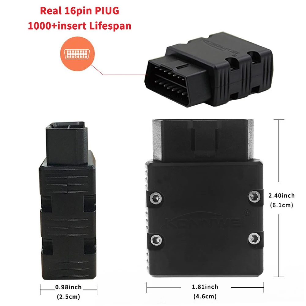 Автосканер KONNWEI KW902 ELM327 WIFI V1.5 PIC25K80 ELM 327 Поддержка IOS для iPhone iPad и Android ПК EML327 полный