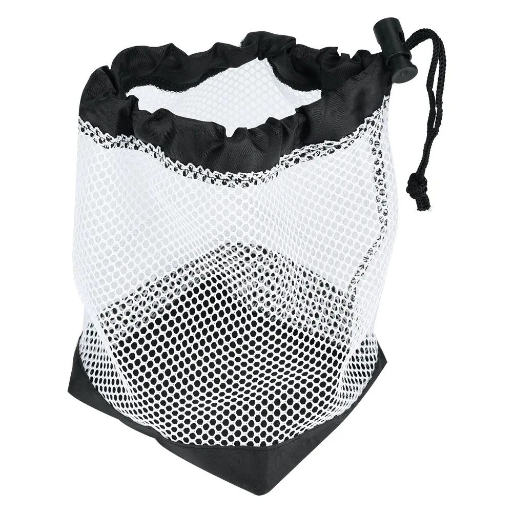 

Nylon Mesh Drawstring Pouch 36 Golf Balls Holder Storage Net Bag Golf Accessory